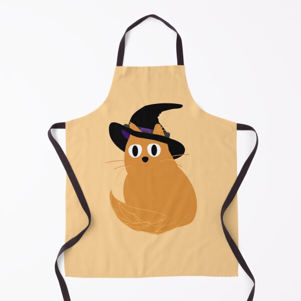 Item preview, Orange Witchy Kitty designed and sold by Natalie Quinn.