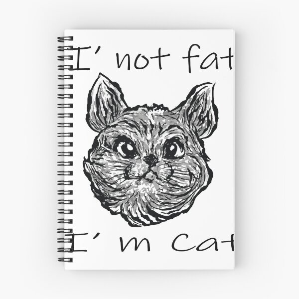 Aperçu de l'œuvre Je ne suis pas gros je suis chat créée et vendue par Free1DOM.