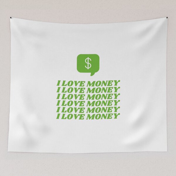 Item preview, I Love Money. Banker cash dollar sign designed and sold by daguilon.