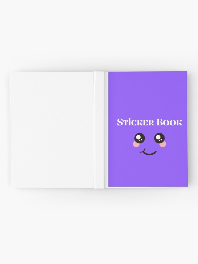 Kawaii Purple Sticker Book For Your Sticker Collection Spiral Notebook for  Sale by StormyMuse