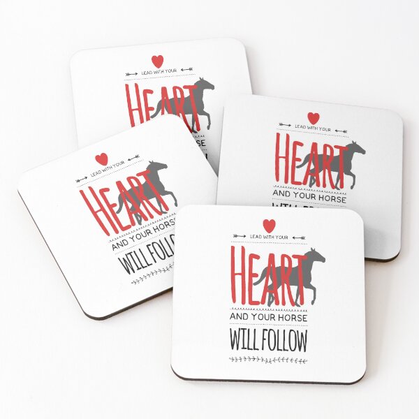 Item preview, Lead with your heart and your horse will follow designed and sold by SebastianKraine.