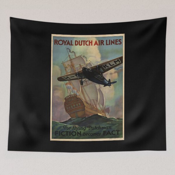 Item preview, The Flying Dutchman retro poster designed and sold by CorasPosters.