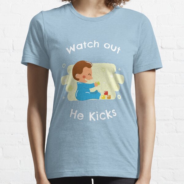 Pregnant He Kicks Essential T-Shirt