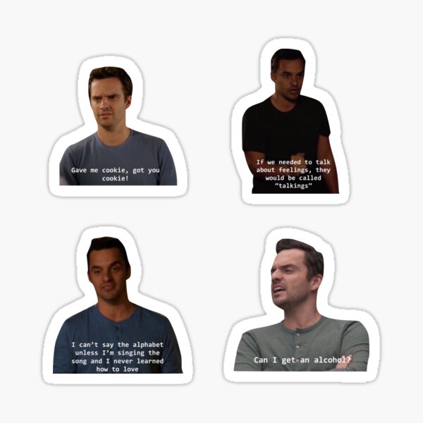 Nick Miller Sticker Pack Sticker