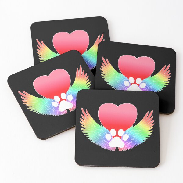 Item preview, Rainbow Bridge Guardian Angel Pawprint  designed and sold by Deborah Camp.