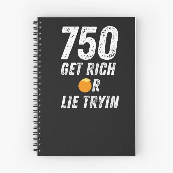 Item preview, 750 Get Rich or Lie Tryin Vintage designed and sold by cheekygeek.