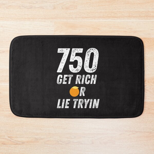 Item preview, 750 Get Rich or Lie Tryin Vintage designed and sold by cheekygeek.