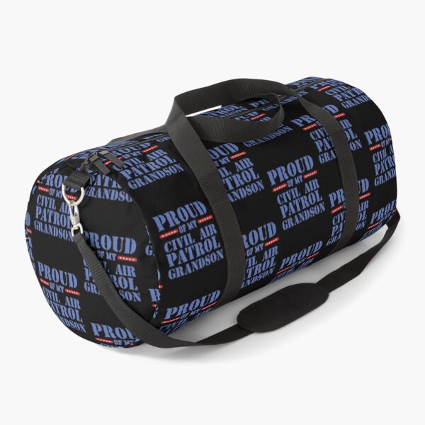 Proud of my Civil Air Patrol Grandson Awesome Patriotic Style for Civil Air Patrol Grandma or Grandpa Duffle Bag