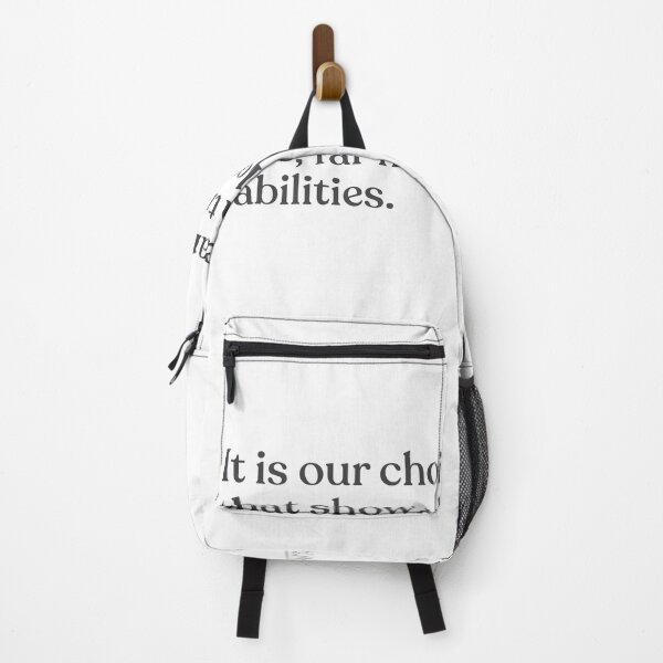 Item preview, J.K. Rowling - It is our choices, Harry, that show what we truly are, far more than our abilities. designed and sold by BookQuoteMerch.