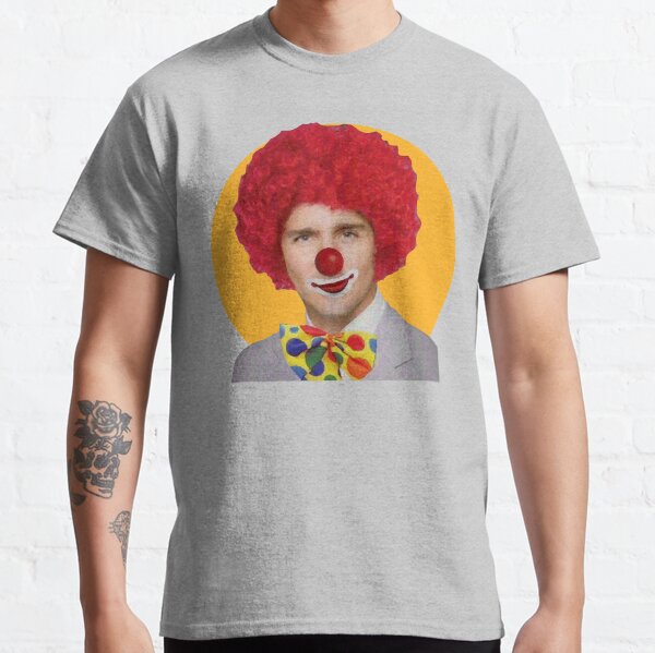 Trudeau Must Go Justin Trudeau Clown Meme Canada Parody LibCons Canadian Yellow PM Classic T-Shirt