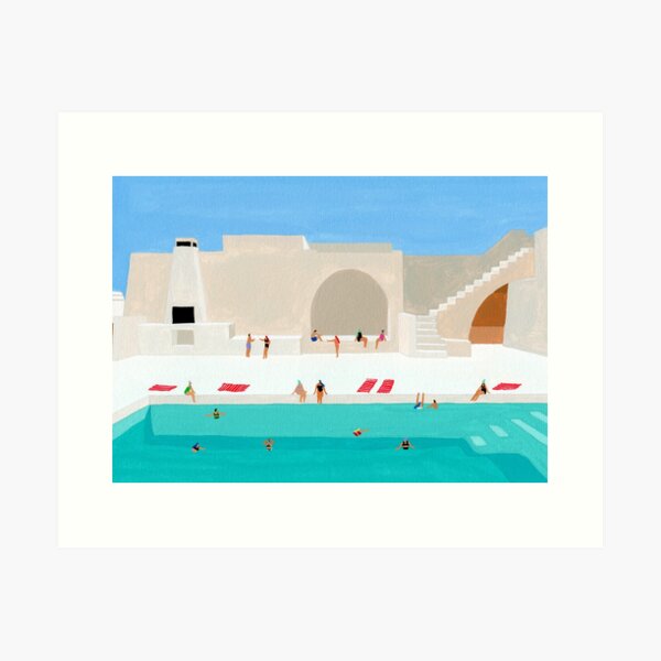 Item preview, Greek Villa designed and sold by HeloBirdie.