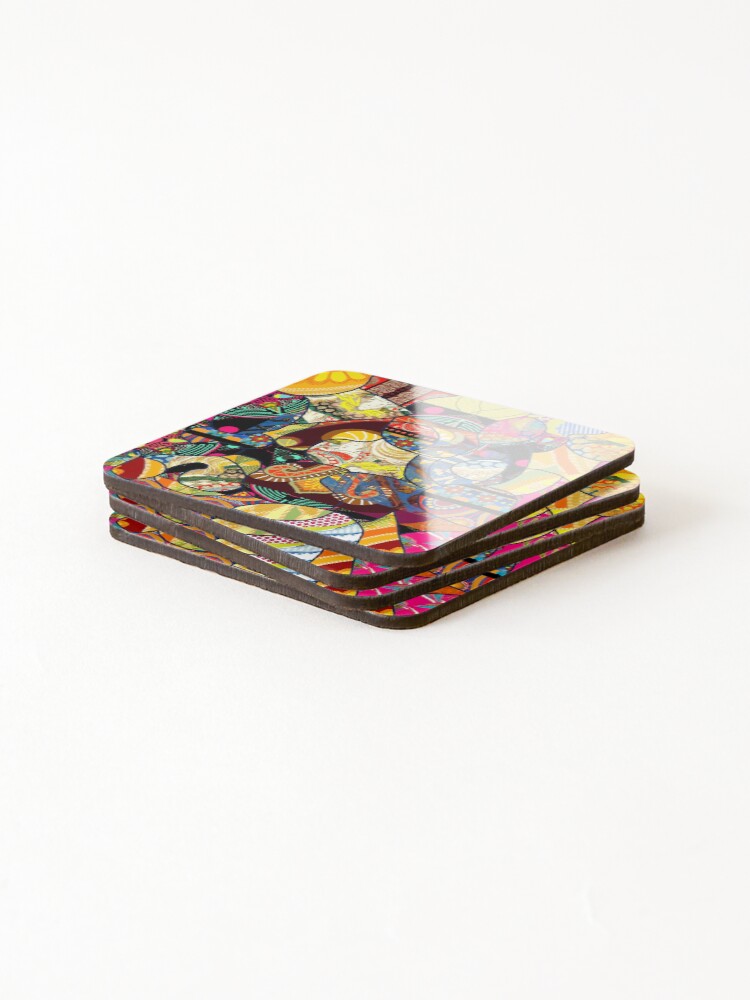 Thumbnail 4 of 5, Coasters (Set of 4), Collage designed and sold by LBehrendtDesign.