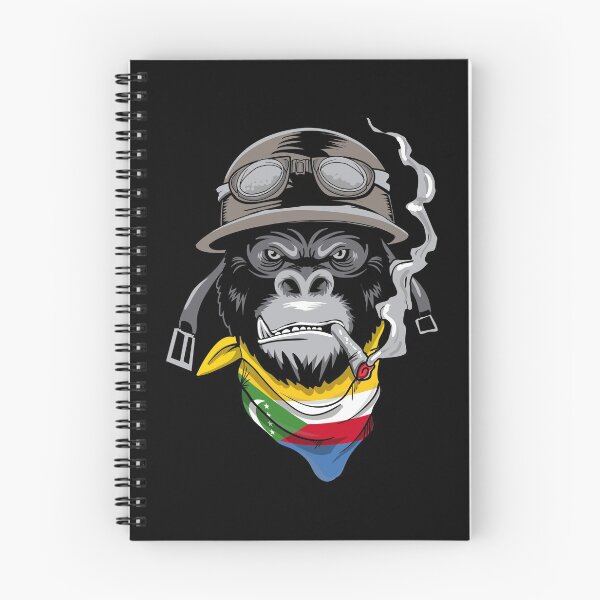 Item preview, Patriotic Comoran Motorist Biker Gorilla Union Of the Comoros Flag Roots Nationalism designed and sold by VollLaser.