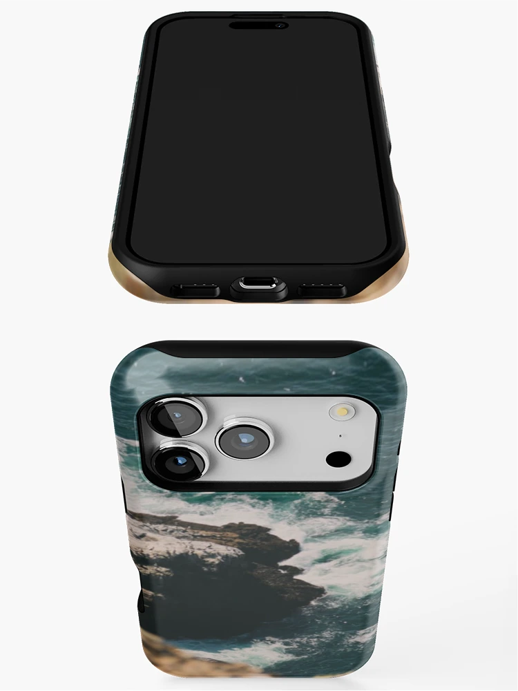 Thumbnail 3 of 4, iPhone Case, Ocean Rocks designed and sold by ClickShoppe.