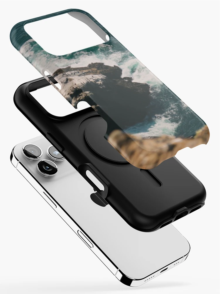 Thumbnail 2 of 4, iPhone Case, Ocean Rocks designed and sold by ClickShoppe.