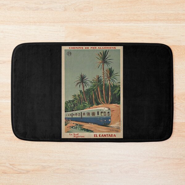 Item preview, El Kantara retro poster designed and sold by CorasPosters.