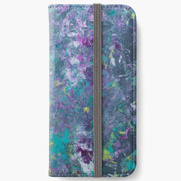 Pour Splatter Art iPhone Wallet
