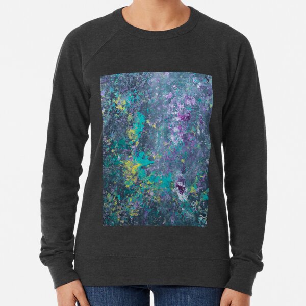 Pour Splatter Art Lightweight Sweatshirt