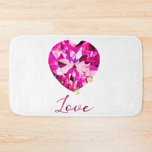 Item preview, Love Gemstone Watercolor Illustration faux Gold designed and sold by DaisyMarroquin.