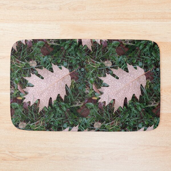 Item preview, Most of All I Love Fall, Fall on the Wall, Oak Leaves With Rain Drops on Them, Autumn Design designed and sold by Max-Wear.