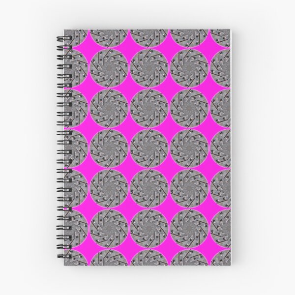 Item preview, Industrial Rivet Dots / Discs pattern (Sour Raspberry) designed and sold by TheEditrix.