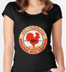 Al-Abbas: Original Best Chicken Women's Fitted Scoop T-Shirt
