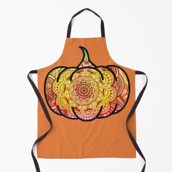 Item preview, Cute Mandala Pumpkin  designed and sold by Purple Fern Art.