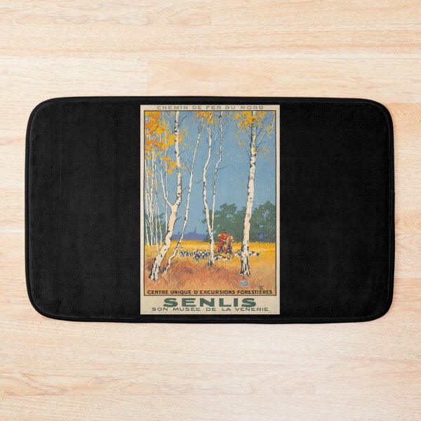 Item preview, Senlis retro poster designed and sold by CorasPosters.