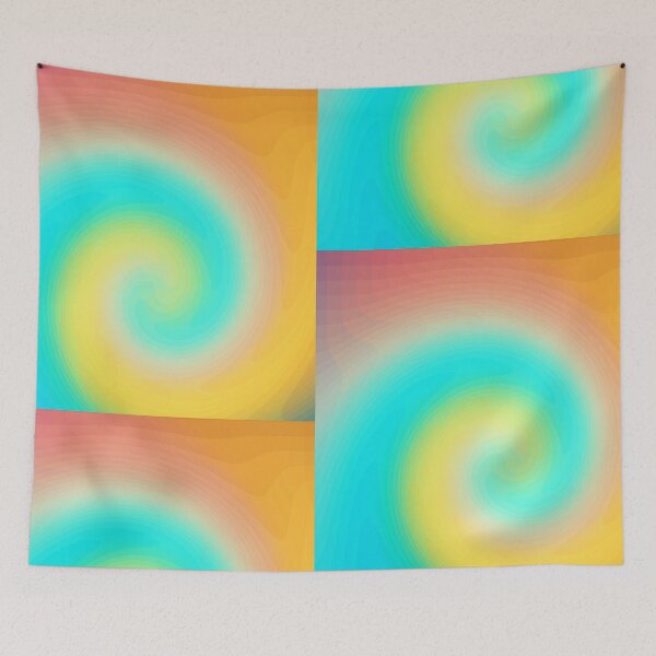 Item preview, MULTICOLOR SPIRAL TWIST (BLUE, TEAL, YELLOW, ORANGE, PINK)) designed and sold by Ati-Ipsa.
