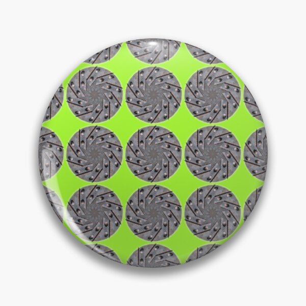 Item preview, Patrón Industrial Rivet Dots / Discs (Sour Citron) designed and sold by TheEditrix.
