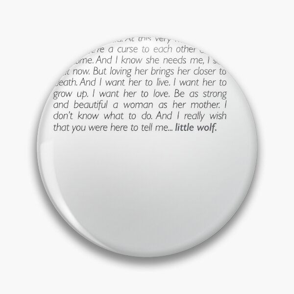 Item preview, Klaus quote to Hayley  designed and sold by Emma Politte.