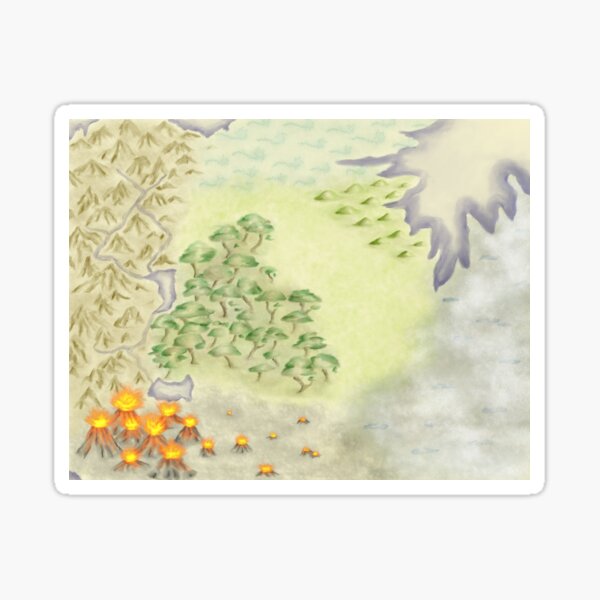 Fantasy Map Paint Sticker