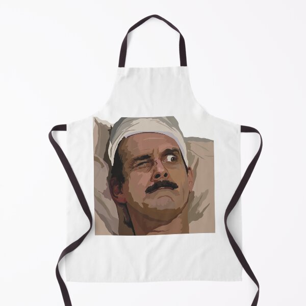 Artikelvorschau, Fawlty Towers Basil Fawlty John Cleese Erwähnen Sie nicht den ursprünglichen Illustrationsentwurf des Krieges entworfen und verkauft von Britshop.
