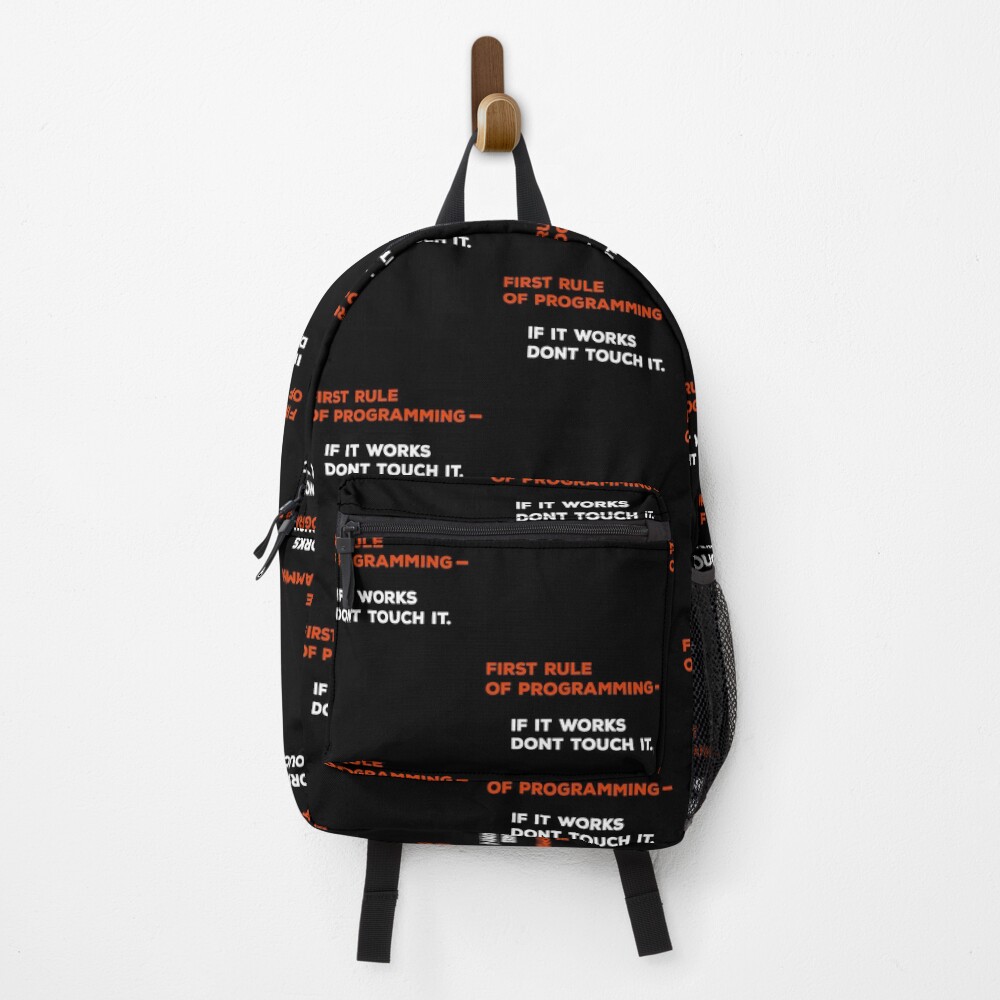 Vista previa del artículo con la obra «Mochila», diseñado y vendido por Rivall.