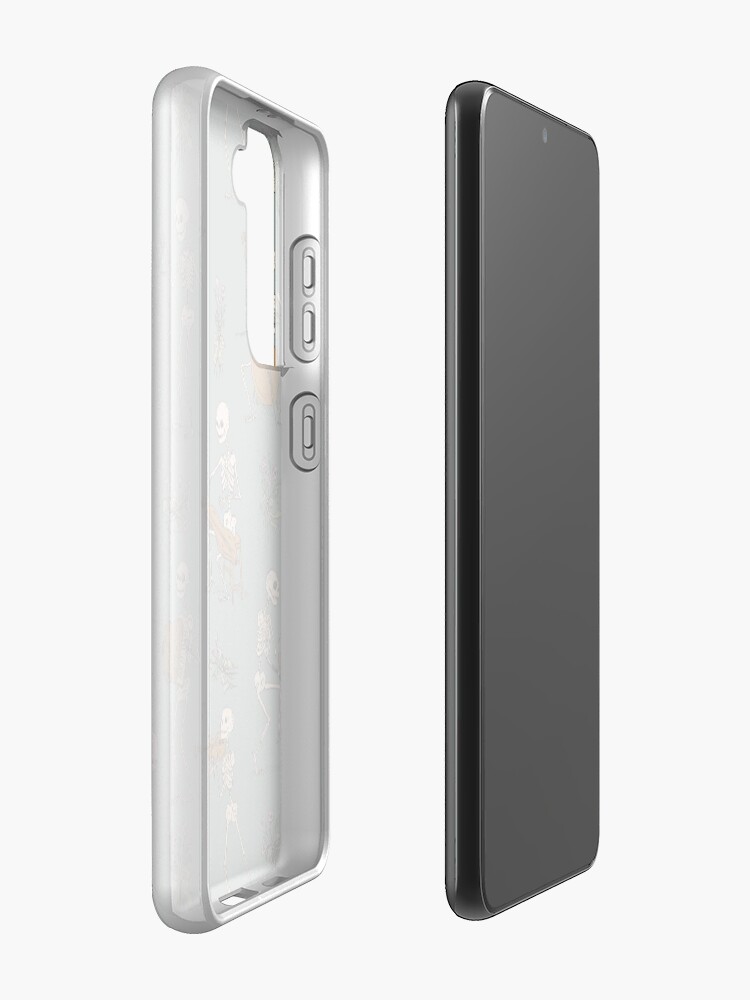 Alternate view of Skeleton orchestra Samsung Galaxy Phone Case