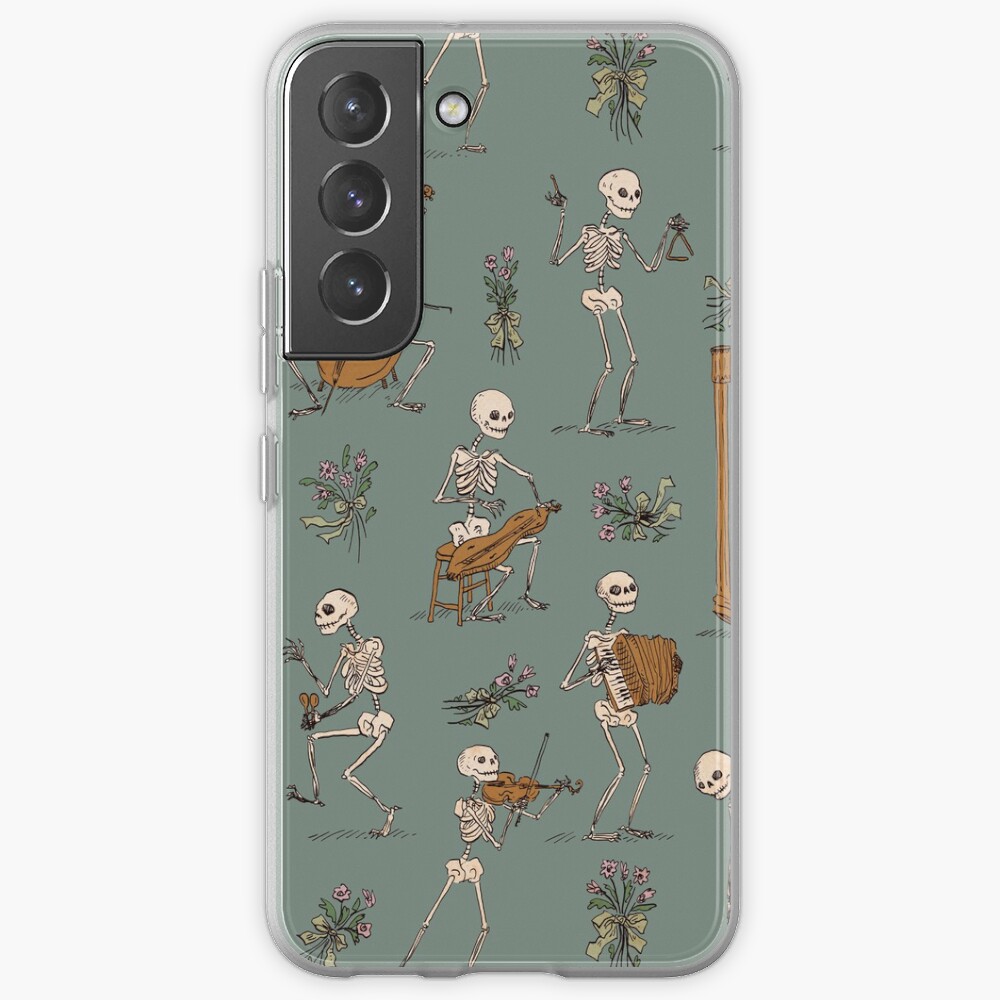Skeleton orchestra Samsung Galaxy Phone Case