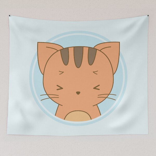 Item preview, Worried Cute Cat designed and sold by LuYukari.