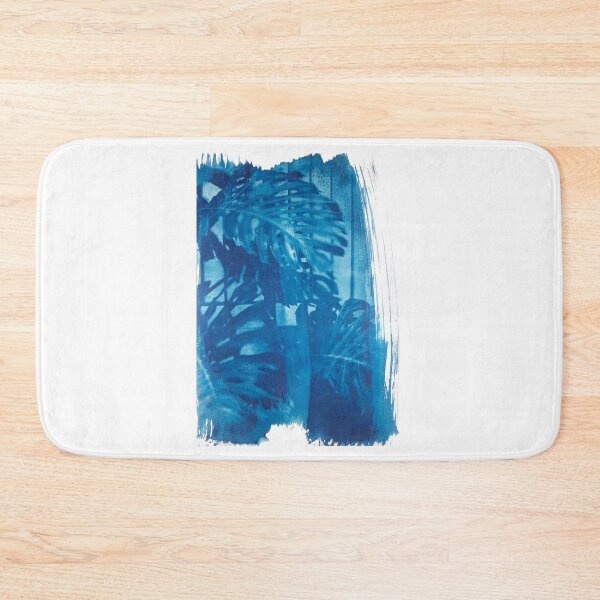 Item preview, Monstera plant leaves cyanotypes designed and sold by Milicatart.