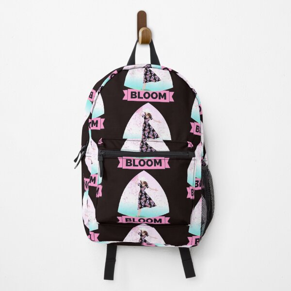 Item preview, bloom, lady in floral dress designed and sold by doctors-apparel.