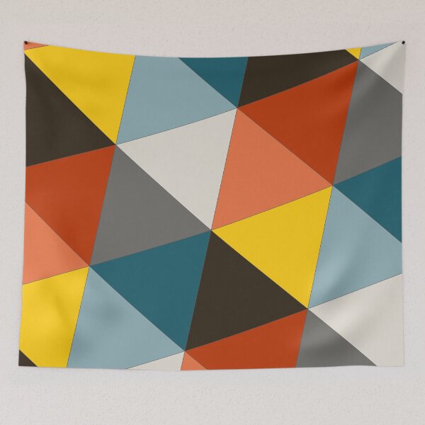 Item preview, Steve Zissou small triangles - Wes Anderson Palette Patterns designed and sold by Groenendijk.