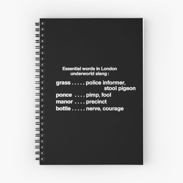 Item preview, The Long Good Friday Glossary designed and sold by beastmustdie.