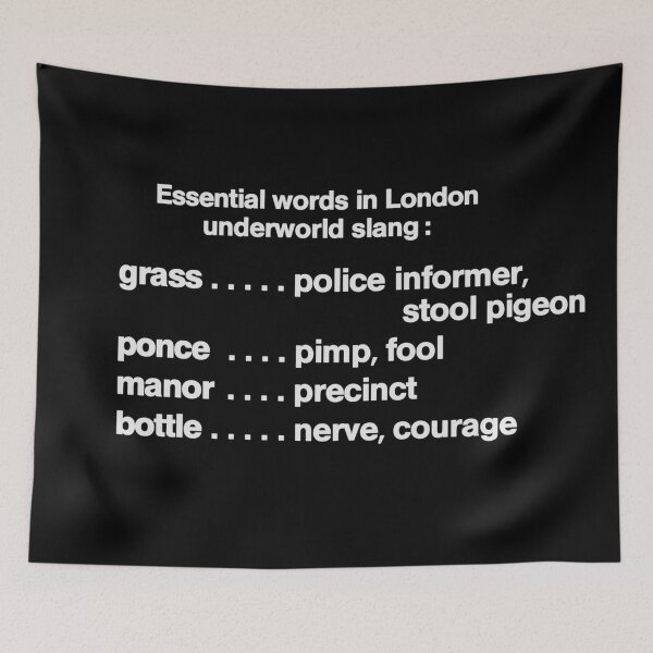 Item preview, The Long Good Friday Glossary designed and sold by beastmustdie.