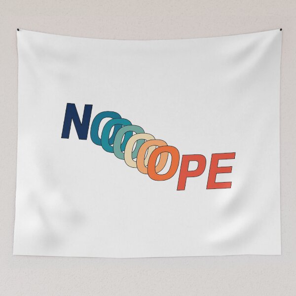 Item preview, Nope - colorful retro design designed and sold by Zooone.