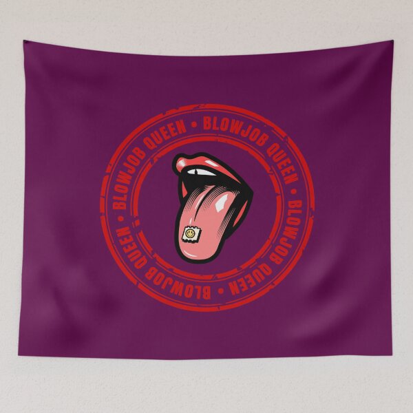 Item preview, Blowjob queen nsfw design gift funny mask designed and sold by AESMdesigns.