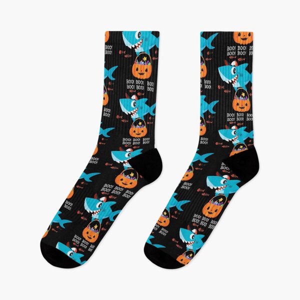 Artikelvorschau, Baby SHARK PUMPKIN BOO BOO BOO: Halloween Baby Hai Boo Boo Boo entworfen und verkauft von RM2017.