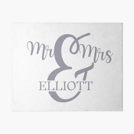 Item preview, Mr & MRS ELLIOTT | Gift ideas designed and sold by yourscotborders.