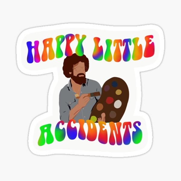 bob ross Sticker