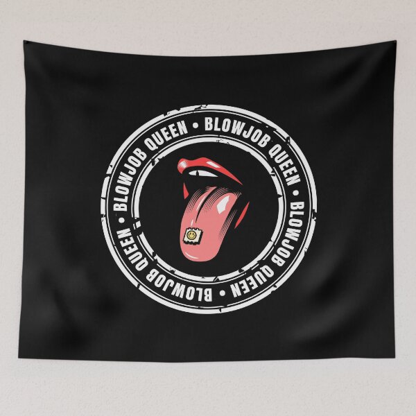 Item preview, Blowjob queen nsfw design gift funny mask designed and sold by AESMdesigns.
