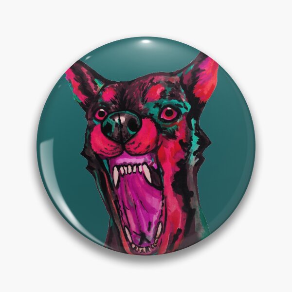 Item preview, Colorful angry doberman dog  designed and sold by susserain.
