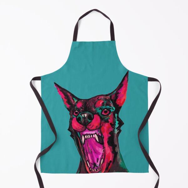 Item preview, Colorful angry doberman dog  designed and sold by susserain.